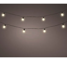 LED-Deko-Lichterkette für den Außenbereich schwarz/warmweiß L.570cm
