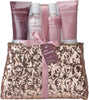 5-teiliges Badeartikel-Set im Kulturbeutel, 22 x 6 x 22 cm