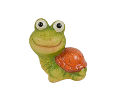 TURTLE KERAMIK 9X6,5X9,3H GRÜN