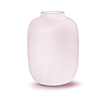 Vase cc 'Noah' mattrosa H27 D19,5 cm