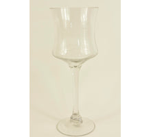 GLASVASE AUF FUSS D11,5X35H TRANSPARENT