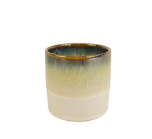 ZYLINDER-TOPF KERAMIK D8X8H CREME/BRAUN