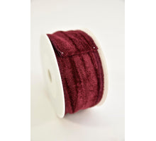 Fluweelband 50mm 10mtr donkerrood