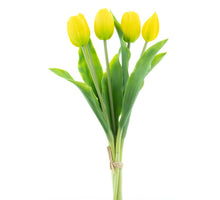 Real Touch Holland Tulip bundle Sally X5 yellow 36cm
