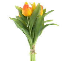 Real Touch Vermeer tulip bundle Sally X7 orange 31cm