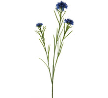 Cornflower spray blue 68cm