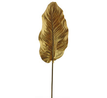 Mini pine cone bush gold 53cm