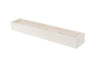 Holztablett 50x9x6cm Weiß gekalkt
