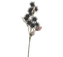 Einzelne Pfingstrose Spray milo rosa 63cm