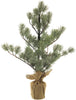 Pinus Baum im Jutesack grün mit Eis 72cm