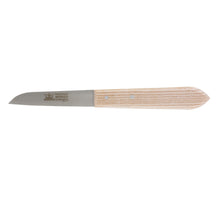 Aardappelschilmesje houten heft lang breed
