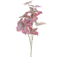 Schefflera Blatt Spray Burgunder 80cm