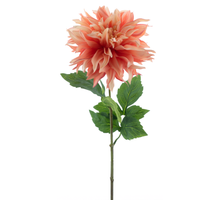 Dahlia-Spray Mumba Pfirsich 63cm
