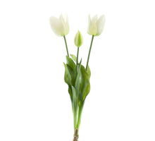Real Touch Offene Tulpe Bündel Sally x3 Creme 48cm
