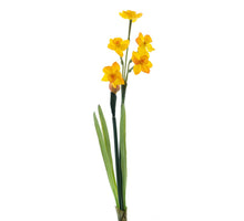 Real touch Narcissus crailo Spray orange/gelb 50cm