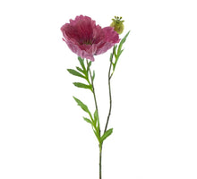 Mohn Spray neue Welle dk rosa 82cm