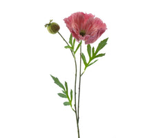 Mohnspray neue Welle rosa 82cm