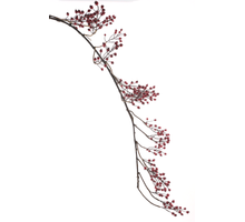 Rosa canina Beeren Girlande rot 150cm