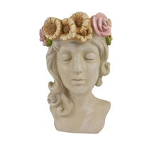 LADY HEAD POT MAGNESIUM 21X21X32CM
