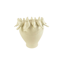 Keramiktopf/Vogeltränke D40x38,5H Creme