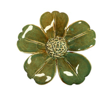 FLOWER CERAMIC D12,2 LIGHTGREEN