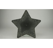 Tablett Sternform Grau 16x16x1cm