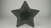 Tablett Sternform Grau 23x23x2cm