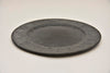 Rundes flaches Brett Grau 33x2cm