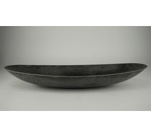 Ovale Schale grau 50x22x7cm