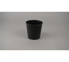 Topf rund grau D13,5 H13cm