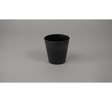 Topf rund grau D11 H10.5cm