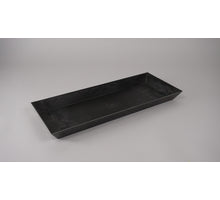 Rechteckiger Grau-Schale 49,5x20x4cm