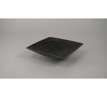 Quadratische Schale grau steigend mittel 23,5x23,5x6,5cm