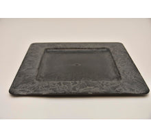 Quadratischer Teller Grau 33x33x2cm