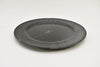 Flacher Teller rund Grau 25x1.5cm