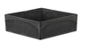 Tablett quadratisch grau 20x20x6cm