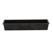 Tablett rechteckig grau 25x9x4cm