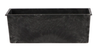 Tablett rechteckig grau 25x9x9cm