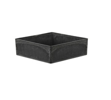 Tablett quadratisch grau 25x25x7cm