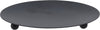 Kerzenplateau D12 H1cm Stahl Schwarz
