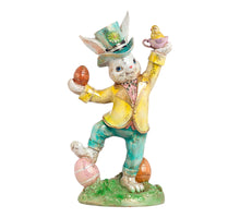 Konijn met eieren van polyester 19x10x31,5cm