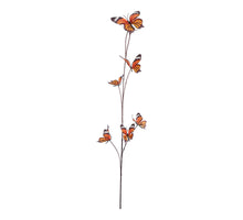 Spray met vlinders 105cm oranje