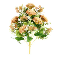 Bos pompons x12 beige 46cm