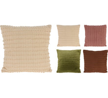 KISSEN 45X45CM BAUMWOLLE 4 FARBEN SORTIERT
