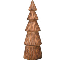 WEIHNACHTSBAUM AUS MANGOHOLZ D12,5 H30CM NATÜRLICHE OBERFLÄCHE