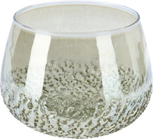 Teelichthalter Steinschlag Salbeigrün D11 H8,5cm