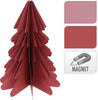 WEIHNACHTSBAUM PAPIER HÄNGENDE DEKO 15CM SCHWARZ