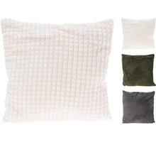 Kissen aus Polyester-Flanell, 45x45cm, 4 verschiedene Farben.