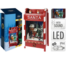 BRIEFKASTEN WEIHNACHTSDORF 62CM LED