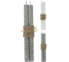 DINNERKERZEN-SET, 2 STÜCK, D2 H25CM, 2 ASSORTIERTE FARBEN, 